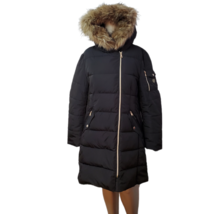 Vince Camuto Womens Faux-Fur-Trim Hooded Puffer Coat Water-resistant Polyester B - £78.92 GBP