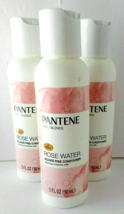 Lot 3 Hair Conditioner Rose Water Restoring Moisture Milk PANTENE PRO-V 3 oz - £7.37 GBP