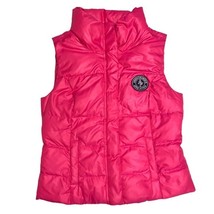 Abercrombie &amp; Fitch Pink Spring Quilted Puffer Hiking Fashion Vest Medium - £16.37 GBP