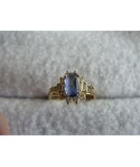 Authenticity Guarantee

Fine Jewelry Real Tanzanite &amp; Diamond 14Kt Yello... - $599.99