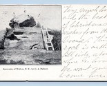 Dipinta Rock Walton New York Ny 1904 Pmc Udb Cartolina N7 - £5.72 GBP