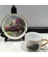 Thomas Kinkade Painter of Light  A Perfect Summer Day Tea Cup Saucer Set... - £38.66 GBP