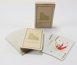 Vintage COMPLETE Century Plaza Hotel Playing Cards w/ Jokers - £18.26 GBP