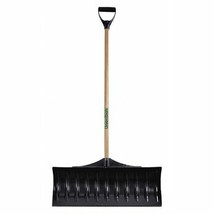 Union Tools 1628600Gr 30 In W Snow Shovel With 42 In L Handle, Poly/Wood, D - £50.03 GBP