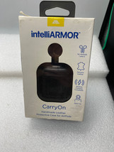 New OEM intelliARMOR CarryOn Black Leather Case For Apple AirPods 1 &amp; AirPod 2 - £2.38 GBP