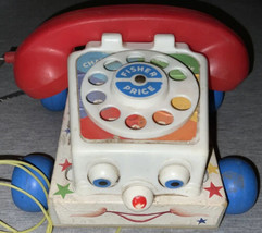 Chatter Telephone Pull Toy (Fisher Price, 1985) - £7.42 GBP