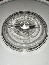 Vintage "Button Top” See Thru Clear Lid Regular-Mouth Ball, Atlas Cannin... - $14.85