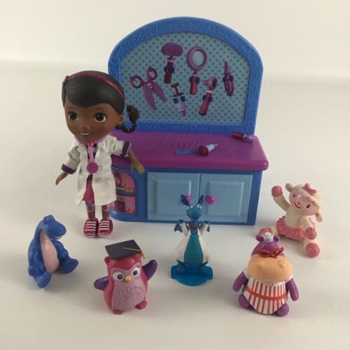 Disney Jr Doc McStuffins Mini Clinic Playset Talking Check Up Table Figures Toy - $34.60