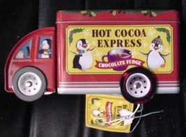 Hot Cocoa Express Tin bank NWT - £18.46 GBP