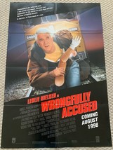 Wrongfully Accused 1998, Comedy/Thriller Original Movie Poster  - $49.49