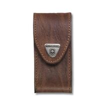 Victorinox 5-8 Layer Leather Pouch for Officer's Knife  - Leather, Brown  - $90.00