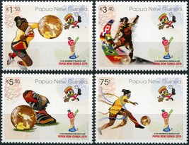 Papua New Guinea. 2016. FIFA U20 Women&#39;s Football World Cup (MNH **) Set - $5.14