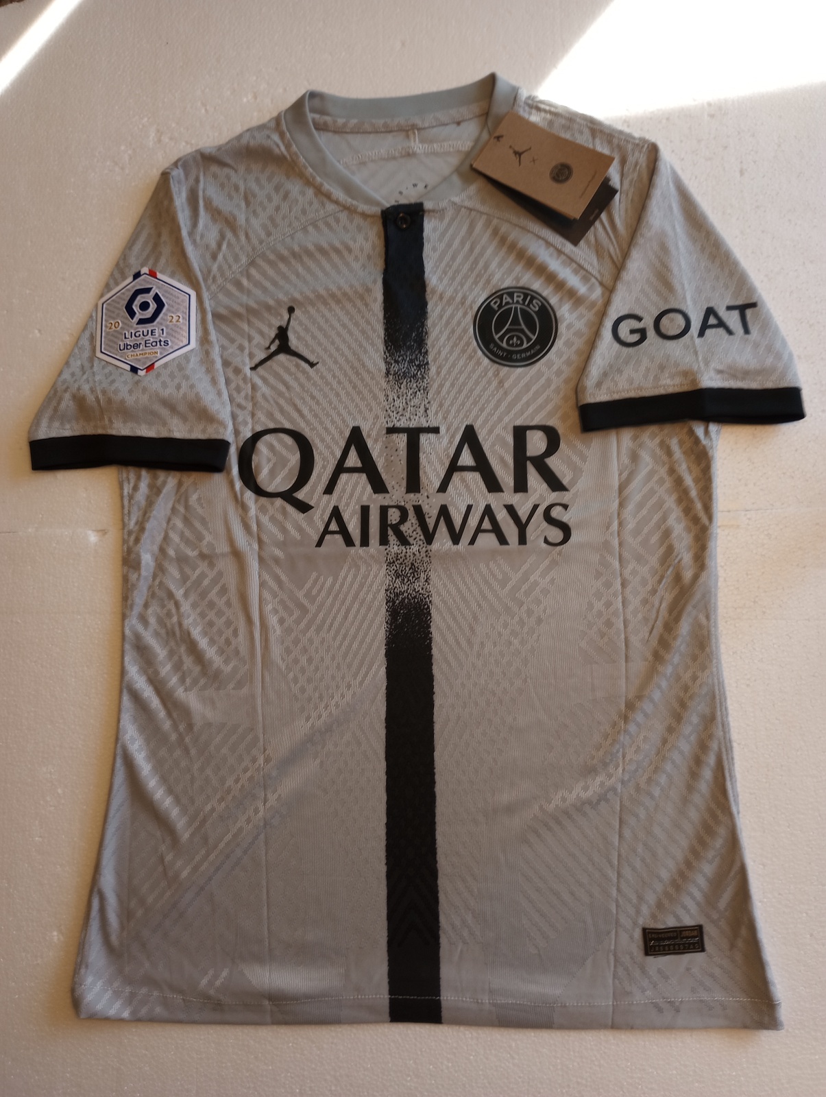 Neymar Jr PSG Paris Saint Germain Verdy Match Slim Away Soccer Jersey 2022-2023 Item image 3