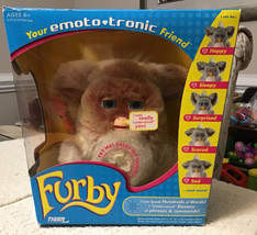 Tiger Electronics Furby EMOTO-TRONIC Brick Red &amp; Beige - NEW IN SEALED BOX - $247.50