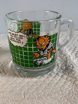 McDonald Garfield Otto United Feature Tile coffee mug 1978 I Never Met A Dinner - £7.77 GBP