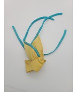 Vintage 1980 My First Barbie Blue Yellow Bathing Swim Suit #1875 Broken ... - $8.99