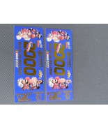 2 unused NASCAR Charlotte 2000 CT Coke Pole Night Tickets, Men of Millenia - $11.43