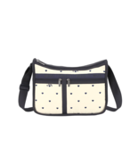 LeSportsac Navy Swiss Heart Deluxe Everyday Embroidered Dark Navy Heart ... - $102.99