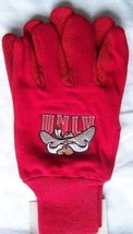 Work Gloves UNLV Runnin&#39; Rebels One Size Red Garden Utility Las Vegas Logo OSFM - £8.26 GBP