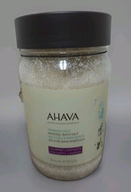 AHAVA Mineral Bath Salts Calming Lavendar Scent Dead Sea Salt 32 oz NEW ... - £10.25 GBP