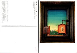 New York Museum of Modern Art Max Ernst Two Children Are Threatened VTG Postcard - £7.63 GBP