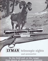 ORIGINAL Vintage Lyman Telescopic Sights &amp; Accessories Catalog B - $19.79