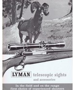ORIGINAL Vintage Lyman Telescopic Sights &amp; Accessories Catalog B - £15.56 GBP