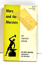 Marx and the Marxists- Sidney Hook, 1955, Vintage Paperback - £3.71 GBP