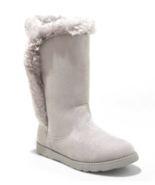 Cat &amp; Jack Girls&#39; Gray Microsuede Hart Faux Fur Shearling Winter Snow Bo... - €11,26 EUR
