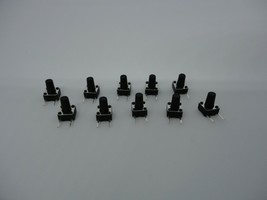 10 Pcs Pack Lot 6x6x9mm Momentary Push Micro Button Tactile Switch Side ... - £8.38 GBP