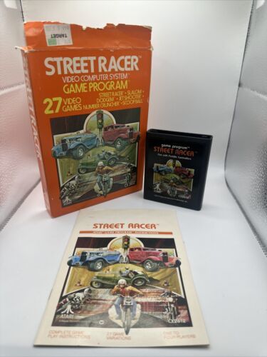 Primary image for STREET RACER   Atari 2600 Game Complete In Box CIB (TNQ64)