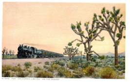 H-1808 The California Limited on the Desert Fred Harvey Postcard - £11.64 GBP