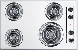 Summit Appliance WEL05 30&quot; Wide 220V Electric Cooktop With 4 Coil Elements - £310.89 GBP