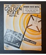 Vintage 1960s San Francisco Golden State Hotel Advertising Brochure Cali... - $38.29 CAD