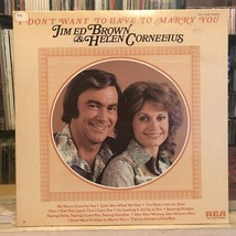 [Country]~Exc Lp~Jim Ed Brown &amp; Helen Cornelius~I Don&#39;t Want To Have To Marry Yo - £6.33 GBP