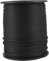 3/16 Inch Black Dacron Polyester Rope - 500 Foot Spool | Solid Braid - I... - €84,99 EUR