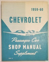 1959 -1960 Chevrolet Shop Manual Supplement Original Excellent Condition - £28.71 GBP