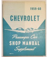 1959 -1960 Chevrolet Shop Manual Supplement Original Excellent Condition - $36.50