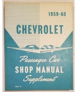 1959 -1960 Chevrolet Shop Manual Supplement Original Excellent Condition - £28.71 GBP