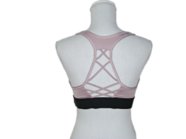 Victorias Secret Victoria Sport Bra &quot;The Player&quot; Racerback Strap Sports Pink Med - £14.33 GBP