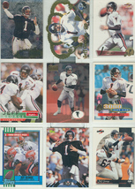 Jeff George Atlanta Falcons, 9 Football Cards ! Including Rookie Cards ! - £1.56 GBP