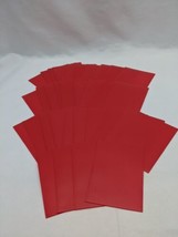 Lot Of (34) Red Ultra Pro Standard Size Trading Card Sleeves - $6.92