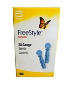 Freestyle 28 Gauge Sterile Lancets - Pack of 100 - $10.77