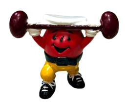 Kool-Aid Man Lifting Weights PVC Figure Kraft Foods 1990s Toy 2 Inch Vintage - £3.84 GBP