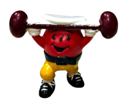 Kool-Aid Man Lifting Weights PVC Figure Kraft Foods 1990s Toy 2 Inch Vintage - £3.64 GBP