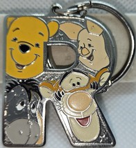Letter &quot;R&quot; Disney Keychain Winnie Pooh + Friends Souvenir Initial Keyrin... - $371.66 MXN