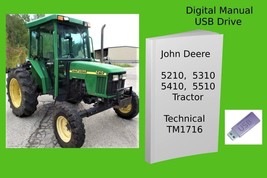 John Deere 5210  5310  5410  5510 Tractor Technical Manual See Description - $23.74