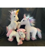 Unicorn Horse Plush Plushies Stuffed Animal Toys Bundle Lot Of 3 - $24.55