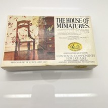 X-Acto The House of Miniatures Side Chair Sealed #40007 - Set of 2 Chairs - £13.44 GBP
