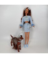 1999 VINTAGE GLAM ‘N GROOM TERESA Friend of Barbie &amp; DOG RUBY - RARE - $1,572.26 MXN